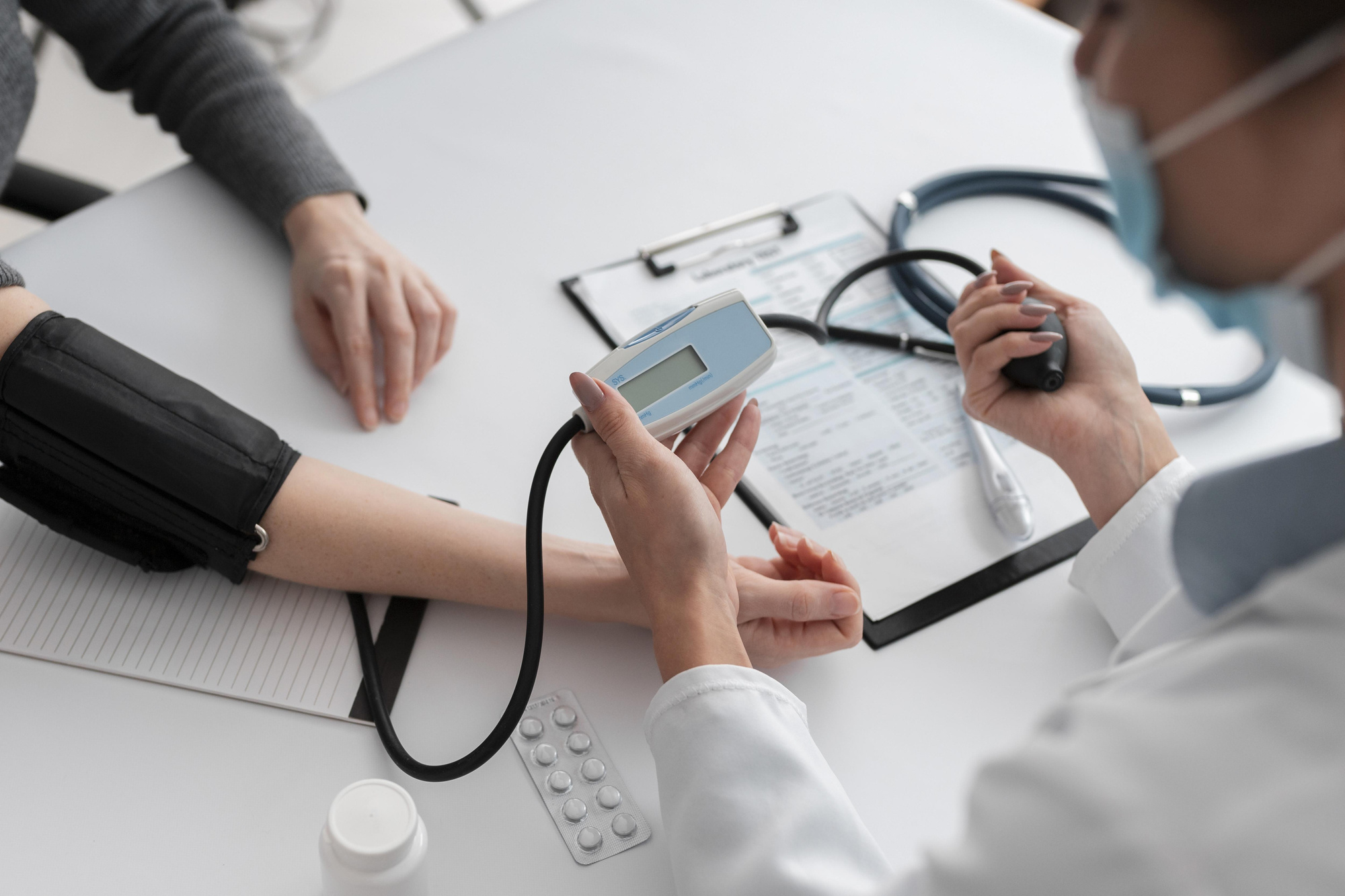 Doctor Checking Medical Condition Patient